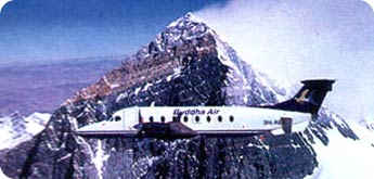 Mountain Flight in Nepal